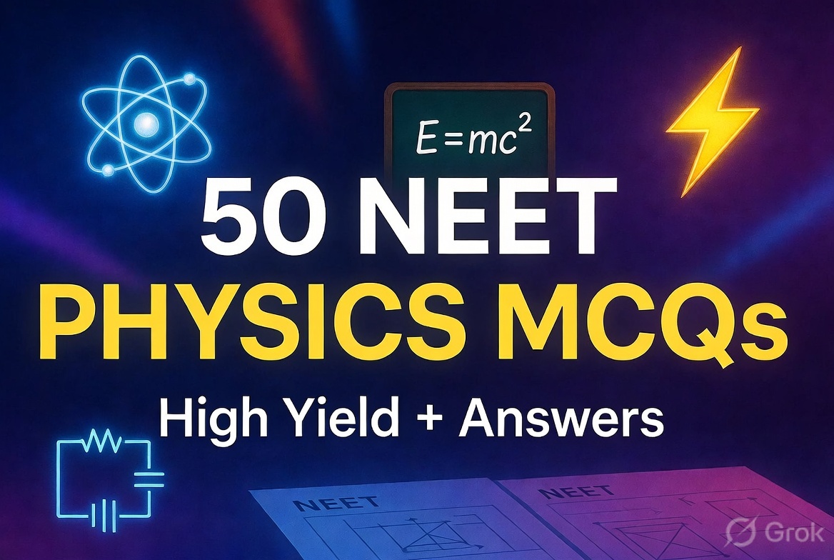 NEET Physics – 50 Practice MCQs