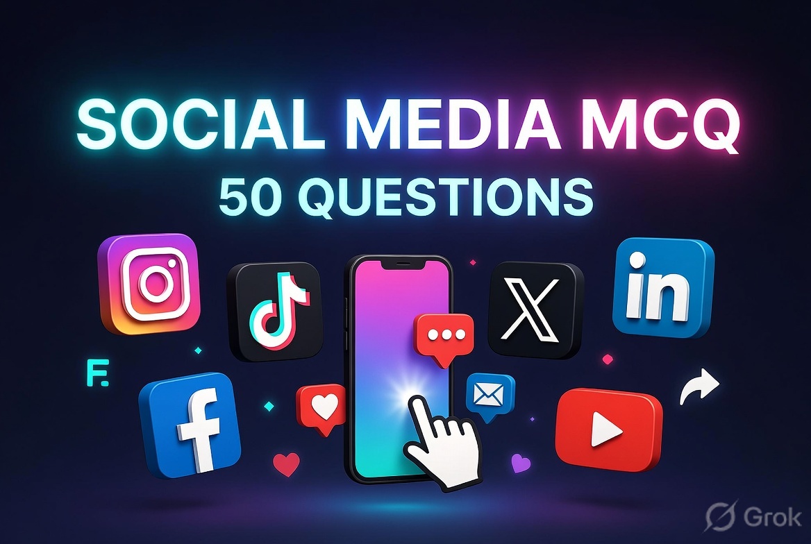 Social Media MCQ Quiz (50 Questions)
