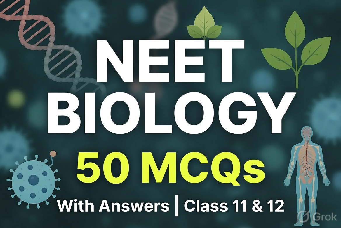 50 NEET-level Biology MCQs